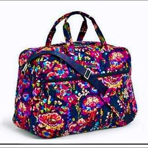 Vera Bradley Grand Travelr Bag Midnight Wildflower